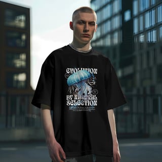 Nome do produto Camiseta Oversized Evolution