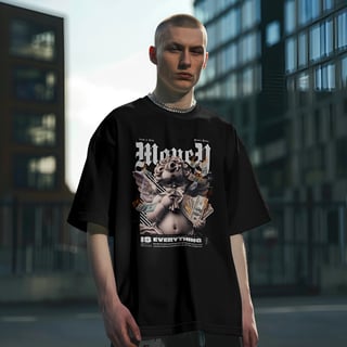 Nome do produto Camiseta Oversized Money Is Everything 