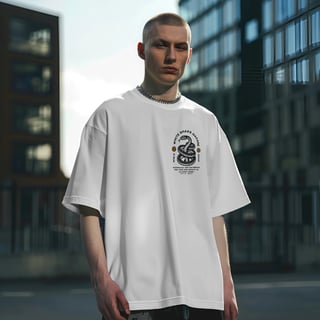 Nome do produto Camiseta Oversized White Snakes