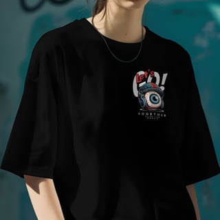 Nome do produto Camiseta Oversized Let's Go