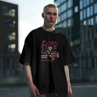 Nome do produto Camiseta Overtsized Angel Destroy