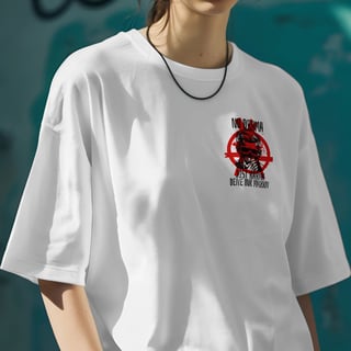 Nome do produto Camiseta Oversized No Drama Just Karma