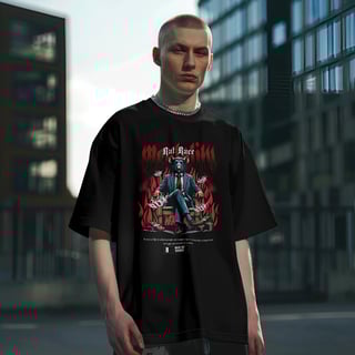 Nome do produto Camiseta Oversized Rato Race