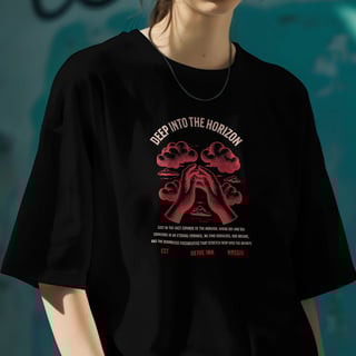 Nome do produto Camiseta Oversized Deep Horizon