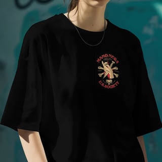 Nome do produto Camiseta Oversized Mano Nera