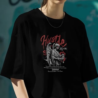 Nome do produto Camiseta Oversized Hustle More