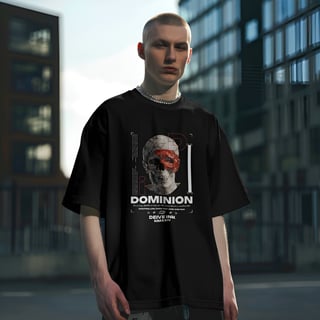 Nome do produto Camiseta Oversized Skull Dominion