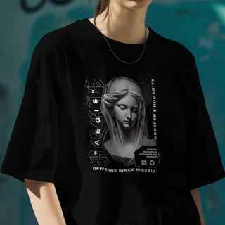 Nome do produto Camiseta Oversized Angel Humanity