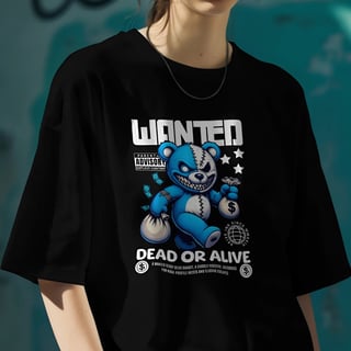 Nome do produto Camiseta Oversized Wanted dead or alive
