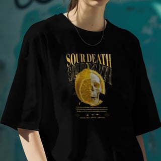 Nome do produto Camiseta Oversized Sour Death 