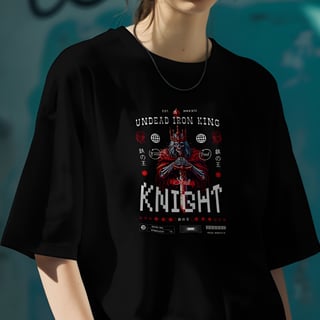 Nome do produto Camiseta Oversized Skull Knight