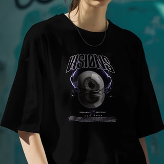 Nome do produto Camiseta Oversized Visions