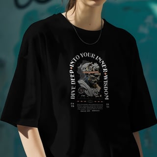Nome do produto Camiseta Oversized Dive Deep
