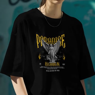 Nome do produto Camiseta Oversized Paradise