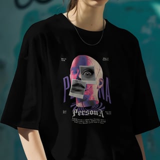 Nome do produto Camiseta Oversized Face Abstract
