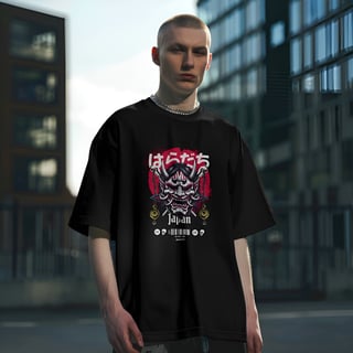 Nome do produto Camiseta Oversized Carranca Japonesa