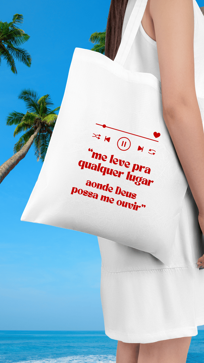 Nome do produto: EcoBag - Onde Deus possa me ouvir
