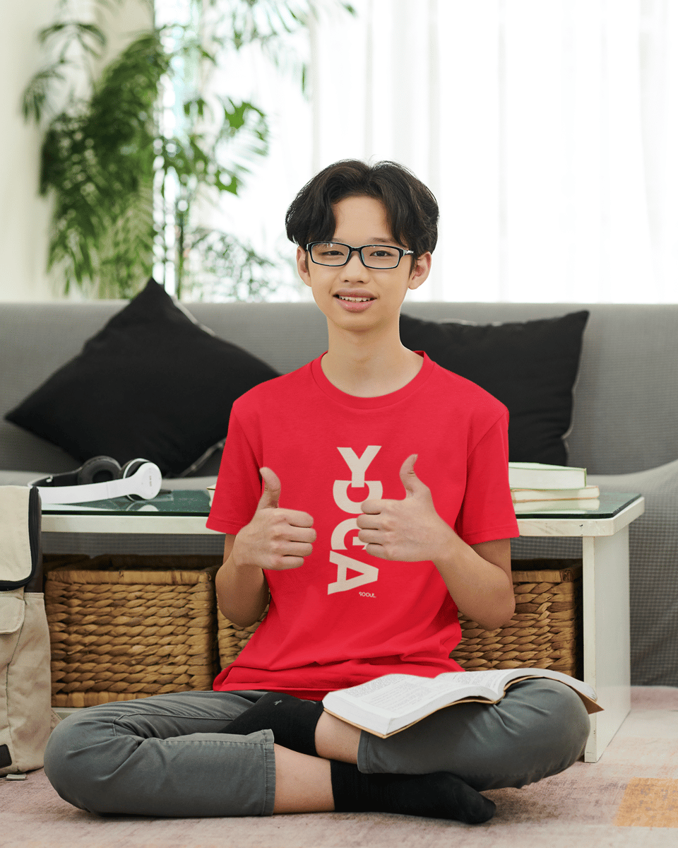 Nome do produto: camiseta Infantil de 10 a 14 anos Yoga