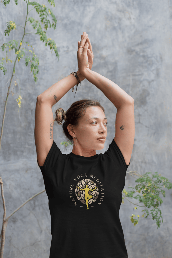 Camiseta Baby Long Prime Nature Yoga Meditation