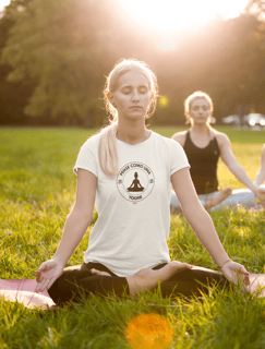 Camiseta Baby Long Prime Pense como uma Yogini