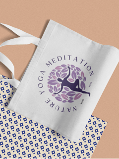 Eco Bag 'Nature Yoga Meditation'