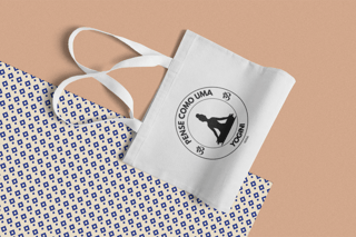 Nome do produto Eco Bag Pense como uma Yogini