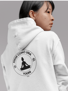 Nome do produto Moletom com zíper Pense como uma Yogini