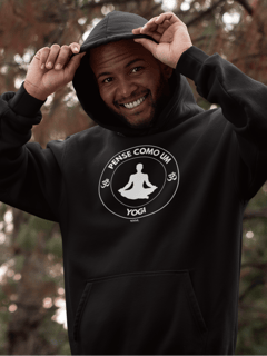 Moletom canguru Pense como um Yogi