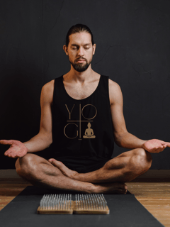 Camiseta regata Masculina Yoga