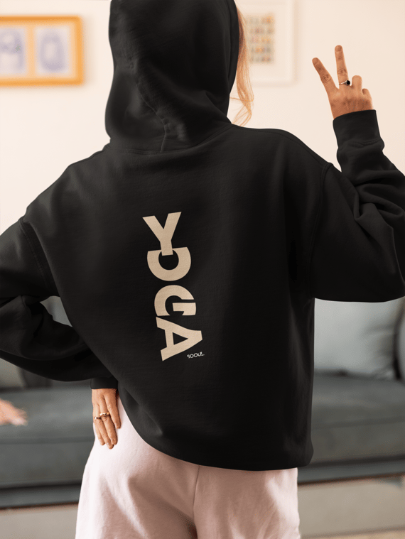 Moletom com zíper Yoga