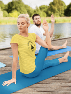 Nome do produto Camiseta Baby Long Estonada Pense como uma Yogini
