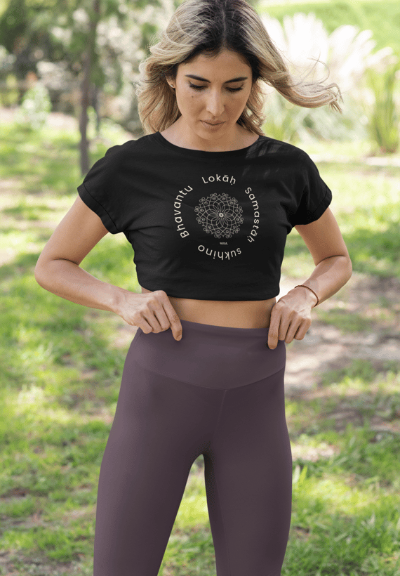 Camiseta Cropped Bhavantu