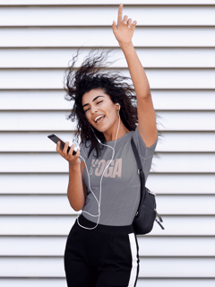Camiseta Baby Long Estonada Yoga
