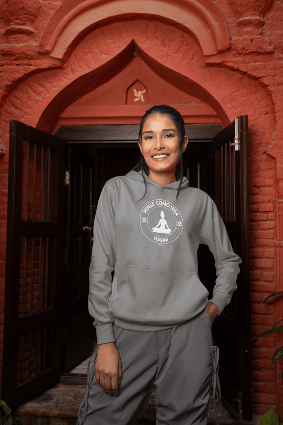 Moletom Canguru Pense como uma Yogini