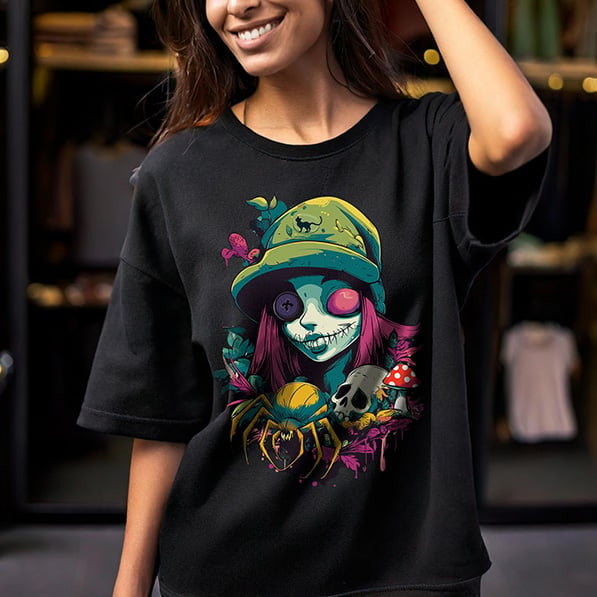 Camiseta Oversized Street Art Cora