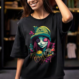 Camiseta Oversized Street Art Cora