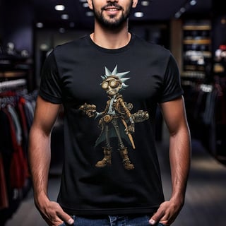 Camiseta Unisex Steam Punk art #1