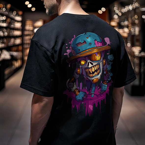 Camiseta Oversized Street Art 