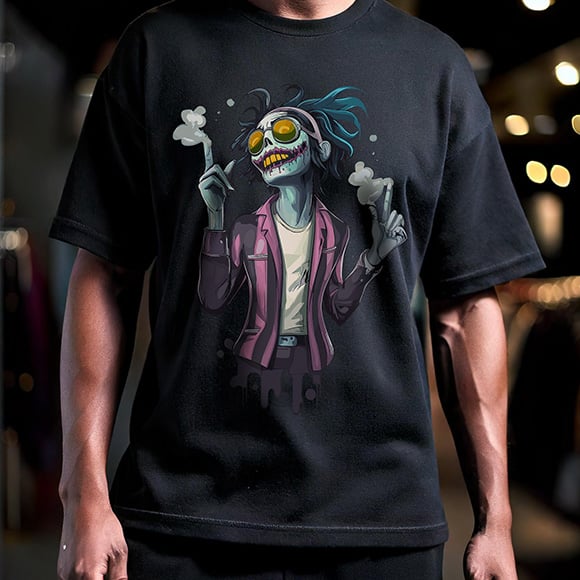 Camiseta Oversized Street Art Coringa