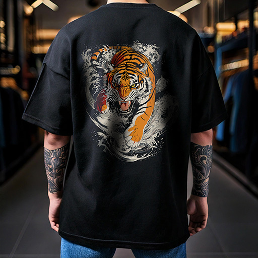 Camiseta Oversized Tigre