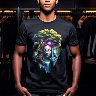 Camiseta Unisex Psicodelia Gaia