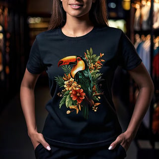 Camiseta Feminina Brasil Tucano