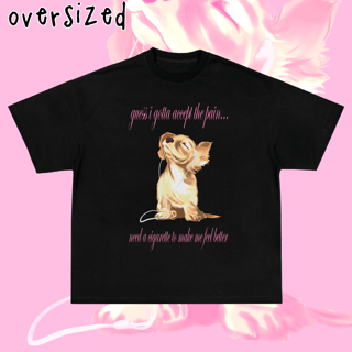 Nome do produto Camiseta Oversized 'HEADPHONES ON' (Addison Rae)'