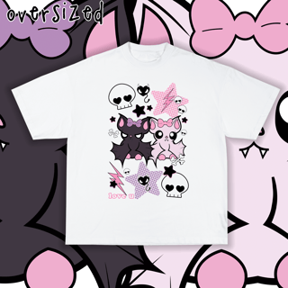 Nome do produto Camiseta Oversized 'MORCEGUINHOS'