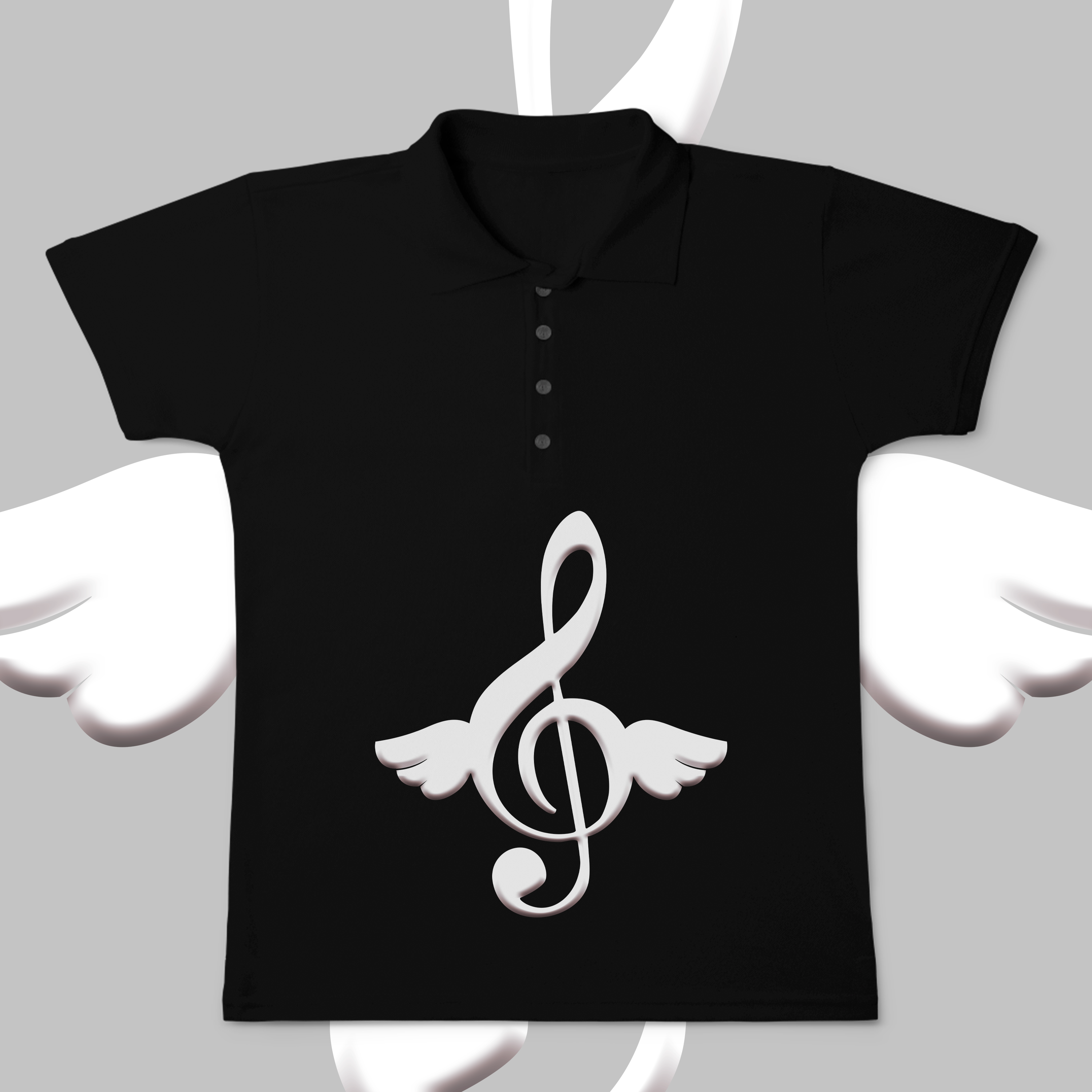 Polo Baby Look 'Clave de Sol'