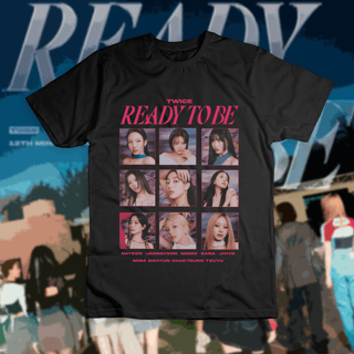 Camiseta 'TWICE - READY TO BE'