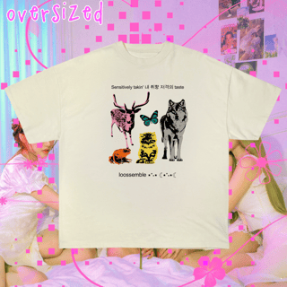 Nome do produto Camiseta Oversized 'LOOSSEMBLE - SENSITIVE'