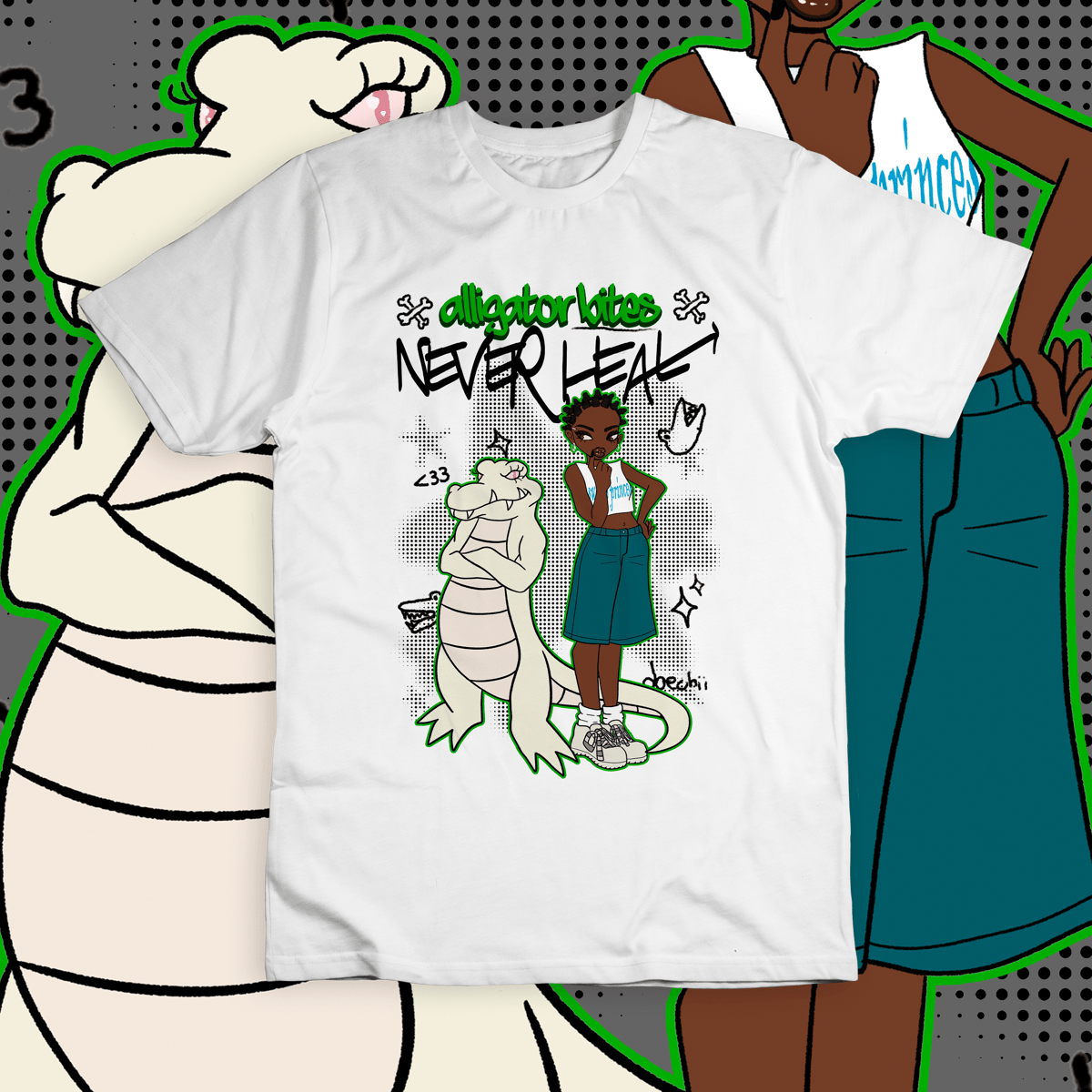 Nome do produto: Camiseta \'DOECHII ALLIGATOR BITES NEVER HEAL (vers 2)\'