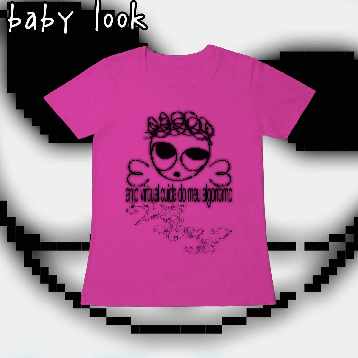 Nome do produto: Baby Look \'anjo virtual\'