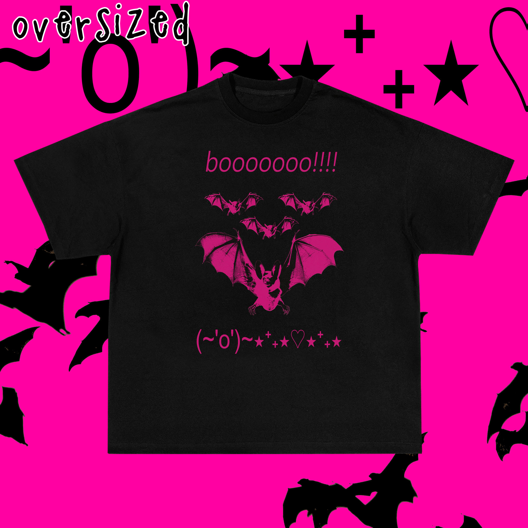 Camiseta Oversized 'boo!!!'